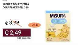 Prezzemolo e Vitale Misura dolcesenza cornflakes offerta