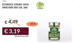 Prezzemolo e Vitale Econoce crema 100% arachidi bio offerta