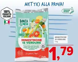 Todis Minestrone 15 verdure offerta