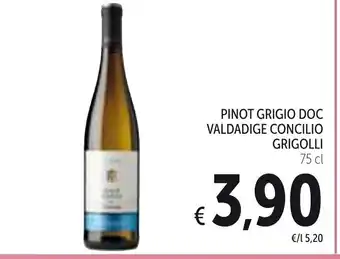 Spazio Conad Pinot Grigio Doc Valdadige Concilio Grigolli 75cl offerta