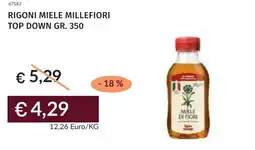 Prezzemolo e Vitale Rigoni miele millefiori top down offerta