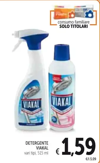 Spazio Conad Detergente Viakal 515ml offerta