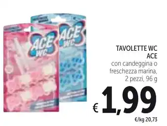 Spazio Conad Ace Tavolette WC 2 pezzi, 96g offerta