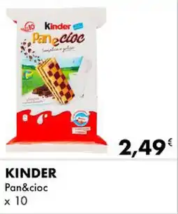 Iper Tosano KINDER Pan&cioc offerta
