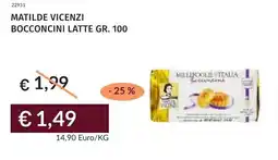Prezzemolo e Vitale Matilde vicenzi bocconcini latte offerta