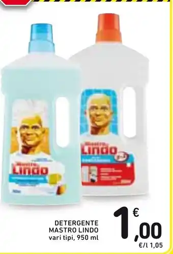 Spazio Conad Detergente Mastro Lindo vari tipi, 950ml offerta