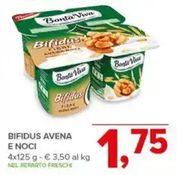 Todis Bontaviva bifidus avena e noci offerta