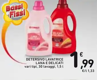 Spazio Conad Detersivo Lavatrice Lana E Delicati 30 lavaggi, 1,5L offerta