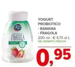 Todis Colle maggio yogurt probiotico-fragola offerta