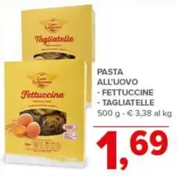 Todis Pasta all'uovo-fettuccine-tagliatelle offerta