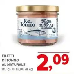 Todis Re di tonno filetti di tonno al naturale offerta
