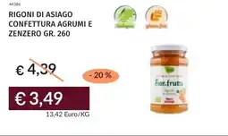 Prezzemolo e Vitale Rigoni di asiago confettura agrumi e zenzero offerta