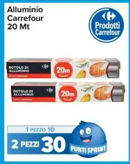 Carrefour Alluminio Carrefour 20 Mt offerta