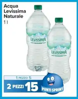 Carrefour Acqua Levissima Naturale offerta