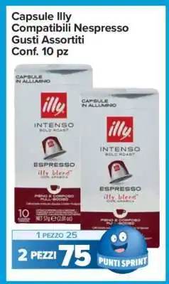 Carrefour Capsule Illy Compatibili Nespresso Gusti Assortiti offerta