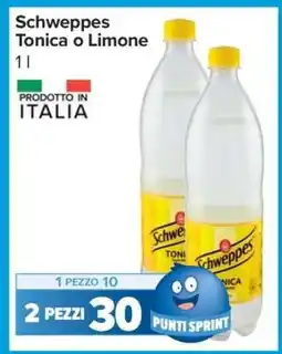 Carrefour Schweppes Tonica o Limone offerta