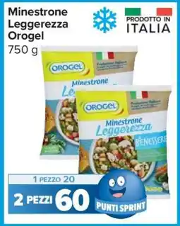 Carrefour Minestrone Leggerezza Orogel offerta