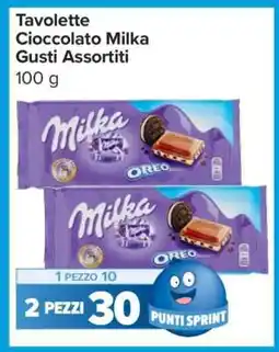 Carrefour Tavolette Cioccolato Milka Gusti Assortiti offerta