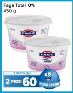 Carrefour Fage Total 0% offerta
