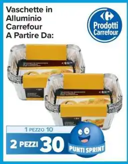 Carrefour Vaschette in alluminio Carrefour offerta