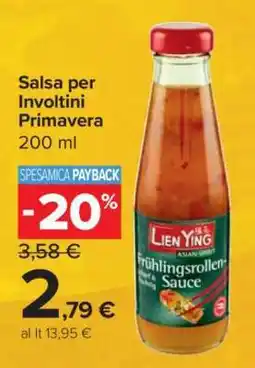Carrefour Salsa per Involtini Primavera offerta