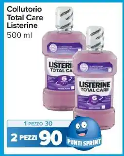 Carrefour Collutorio Total Care Listerine offerta