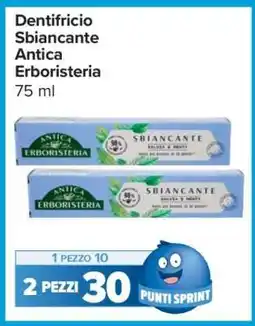 Carrefour Dentifricio Sbiancante Antica Erboristeria offerta