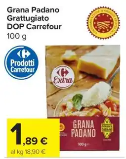 Carrefour Grana Padano Grattugiato DOP Carrefour offerta