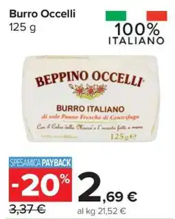 Carrefour Burro Occelli offerta