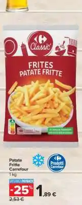 Carrefour Patate Fritte Carrefour offerta