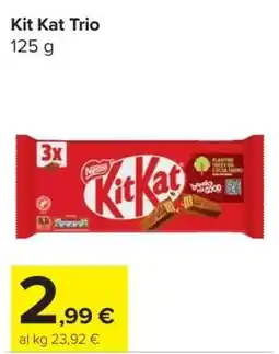 Carrefour Kit Kat Trio offerta