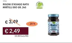 Prezzemolo e Vitale Rigoni d'asiago natu mirtilli bio offerta
