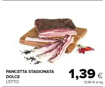 Tigre Pancetta stagionata dolce offerta
