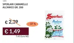 Prezzemolo e Vitale Sperlari caramelle all'anice offerta