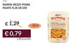 Prezzemolo e Vitale Rummo mezze penne rigate n.28 offerta