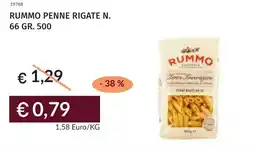 Prezzemolo e Vitale Rummo penne rigate n. 66 offerta