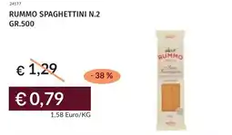 Prezzemolo e Vitale Rummo spaghettini n.2 offerta