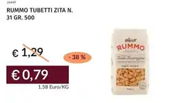 Prezzemolo e Vitale Rummo tubetti zita n. 31 offerta