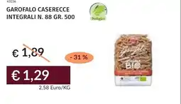 Prezzemolo e Vitale Garofalo caserecce integrali n. 88 offerta
