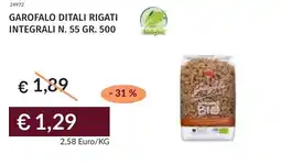 Prezzemolo e Vitale Garofalo ditali rigati integrali n. 55 offerta