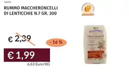 Prezzemolo e Vitale Rummo maccheroncelli di lenticchie n.7 offerta