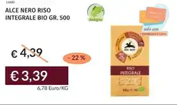 Prezzemolo e Vitale Alce nero riso integrale bio offerta