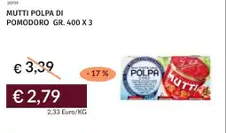 Prezzemolo e Vitale Mutti polpa di pomodoro offerta