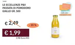 Prezzemolo e Vitale Le eccellenze p&v passata di pomodoro giallo offerta