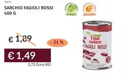 Prezzemolo e Vitale Sarchio fagioli rossi offerta