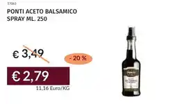 Prezzemolo e Vitale Ponti aceto balsamico spray offerta