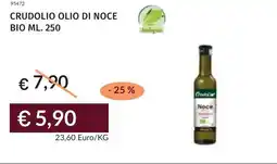 Prezzemolo e Vitale Crudolio olio di noce bio offerta