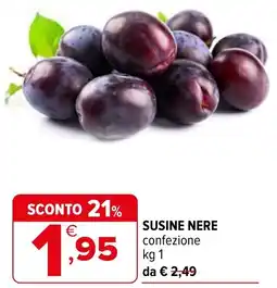 Iperal Susine nere confezione offerta