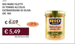 Prezzemolo e Vitale Rio mare filetti di tonno all'olio extravergine di oliva offerta