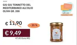 Prezzemolo e Vitale Giu giu tonnetto del mediterraneo all'olio oliva offerta